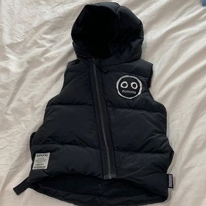 Nununu it is what it is puffer vest black